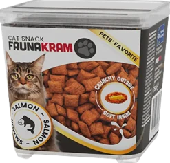 Faunakram kattgodis laxbitar 75 g