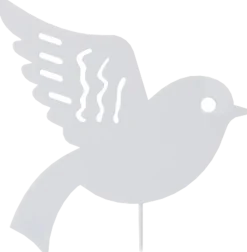 Fågel markdekoration