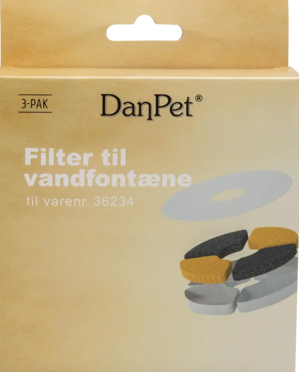 Filter till vattenfontän 3-pack