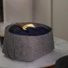 Filtkorg vikbar grå