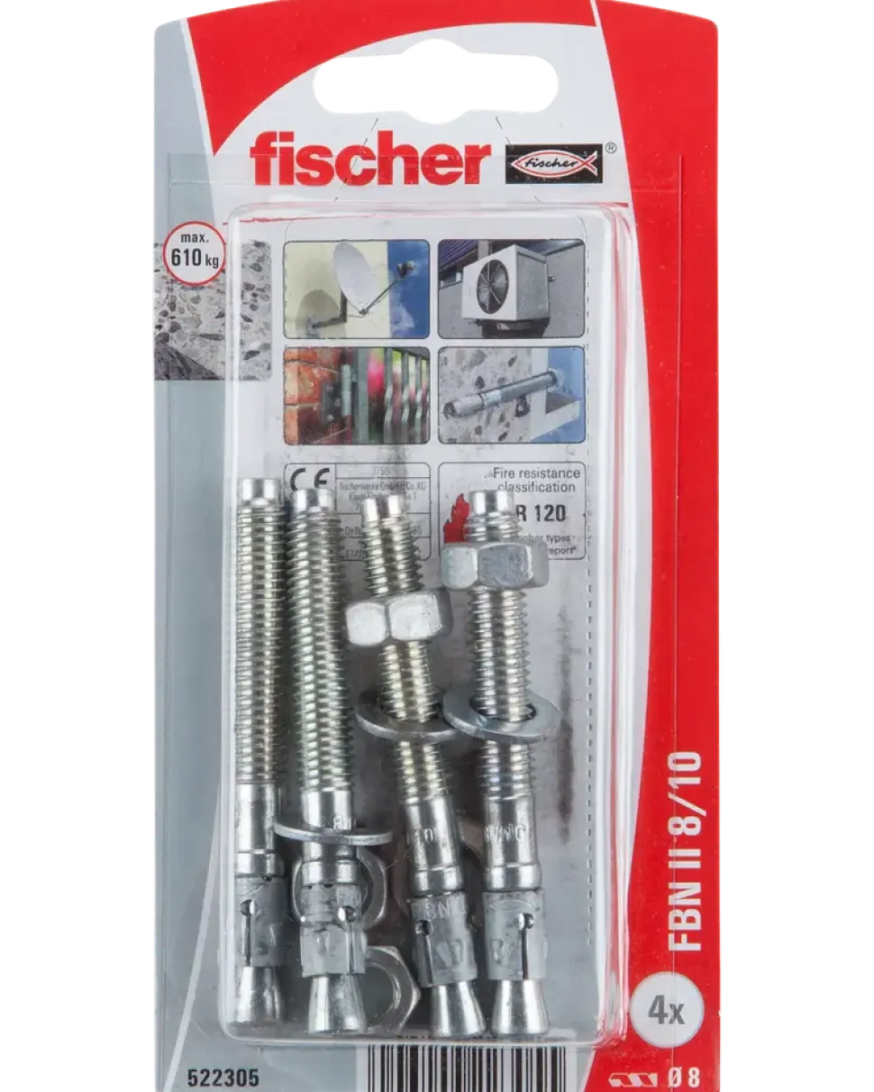 FISCHER EXPANDERBULT 8/10 4ST
