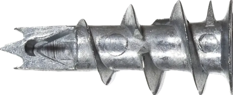Fischer Gips plugg metall med skruv GKM S 6 st.