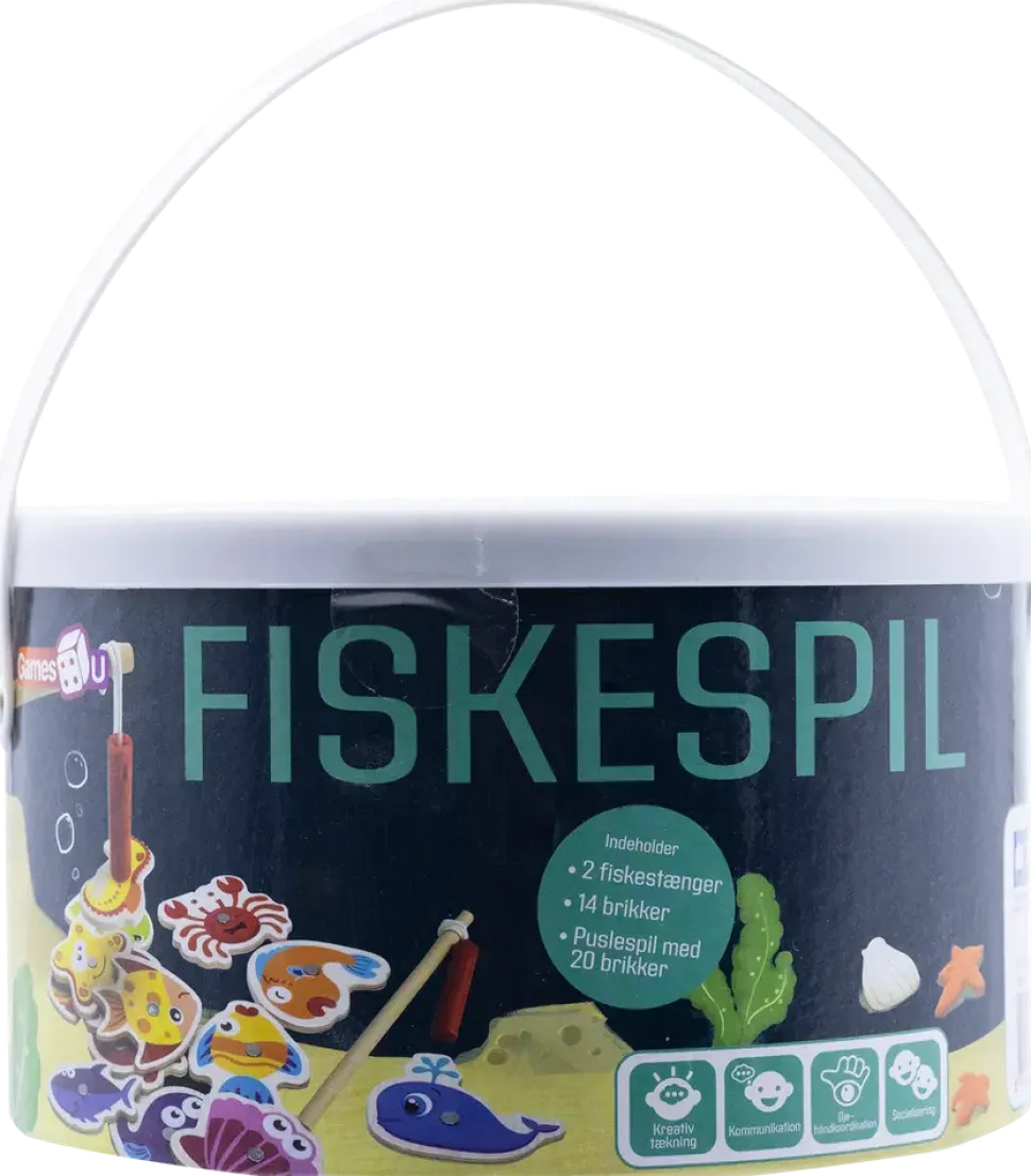 Fiskespel med 2 spön