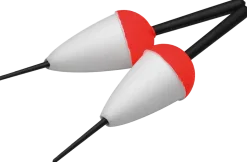 Flöte 40 mm röd/vit 2-pack