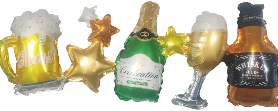 Folieballong girlang - Fest