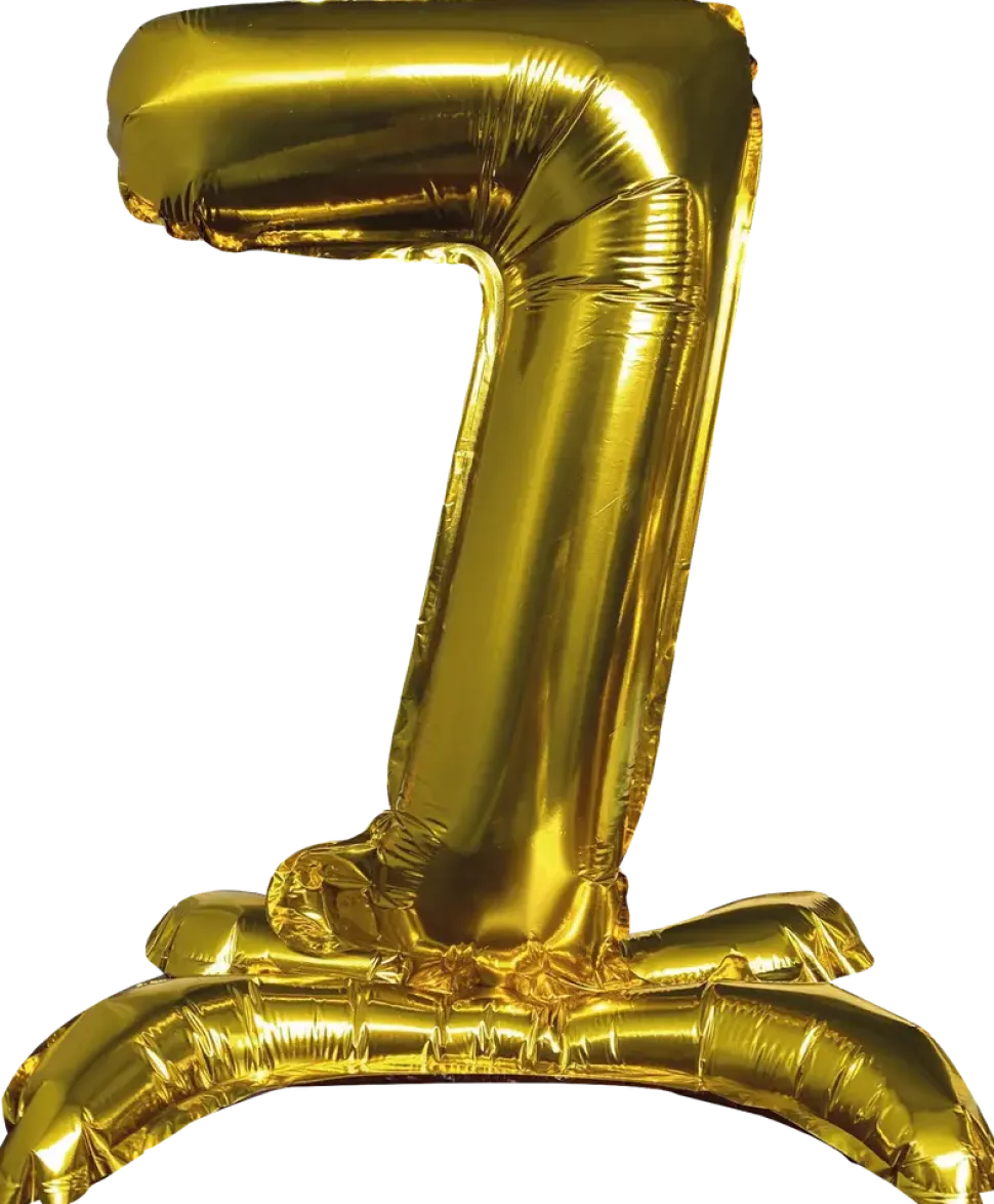 Folieballong Guld 70 cm - Nr 7