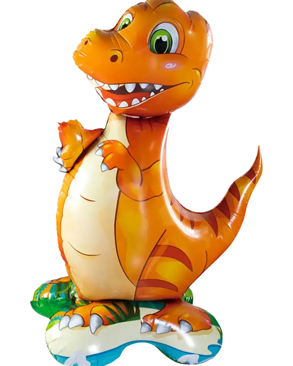 Folieballong på fot 60 cm - Dino