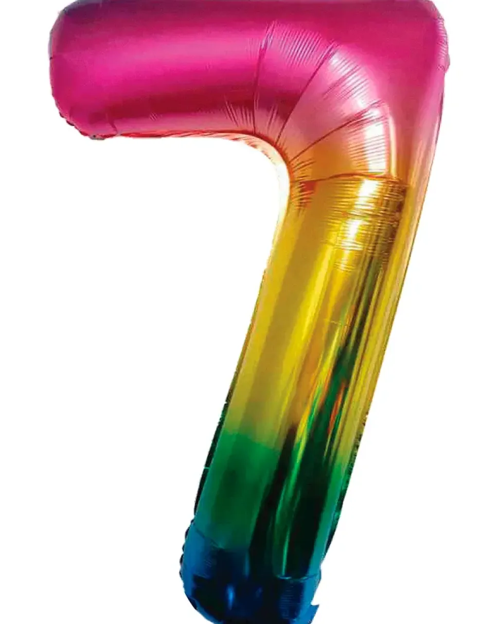 Folieballong Regnbåge 86 cm - Nr 7