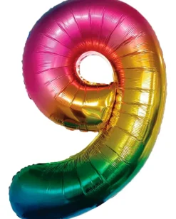 Folieballong Regnbåge 86 cm - Nr 9