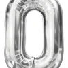 Folieballong Silver 86 cm - Nr 0