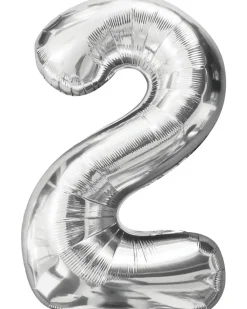 Folieballong Silver 86 cm - Nr 2