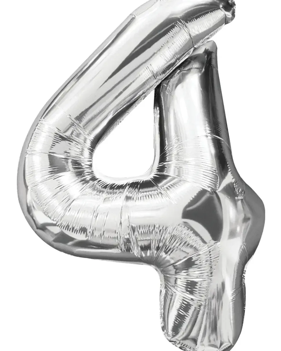 Folieballong Silver 86 cm - Nr 4