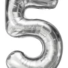 Folieballong Silver 86 cm - Nr 5
