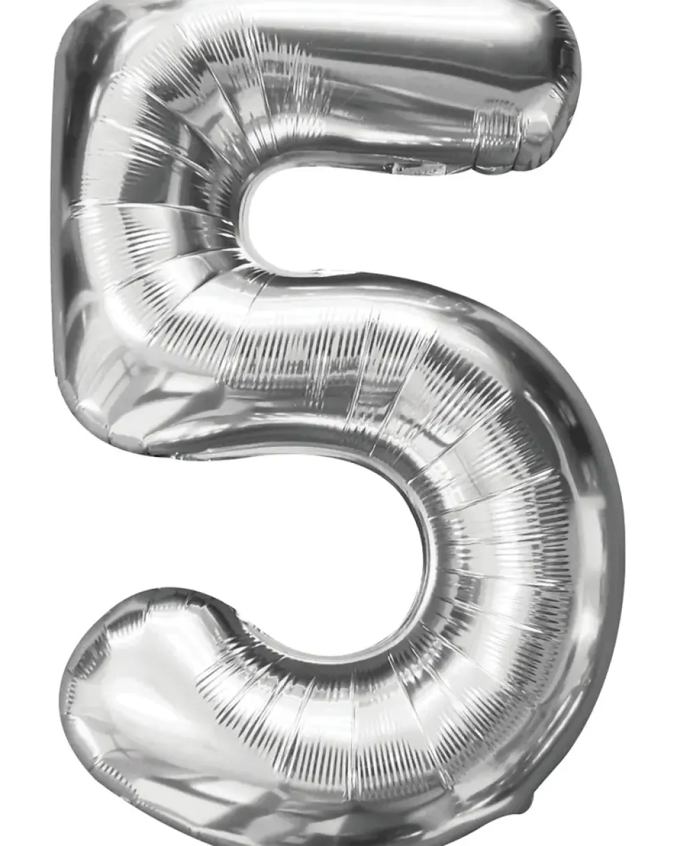 Folieballong Silver 86 cm - Nr 5