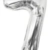 Folieballong Silver 86 cm - Nr 7