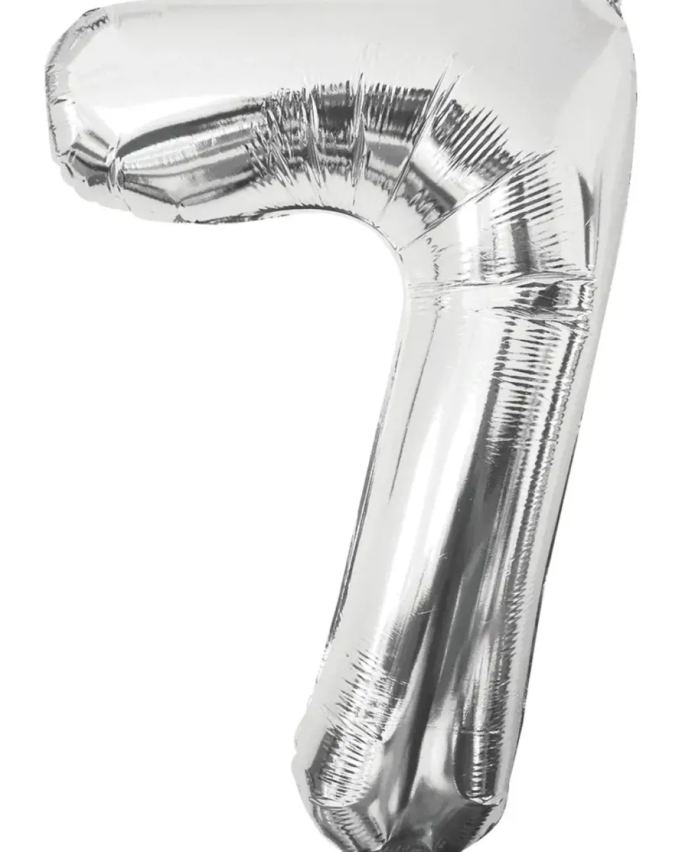 Folieballong Silver 86 cm - Nr 7