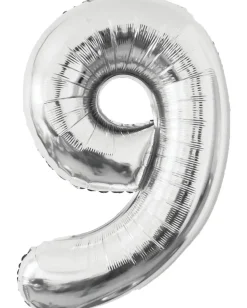 Folieballong Silver 86 cm - Nr 9