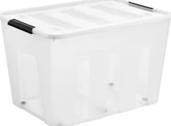 Förvaringslåda Matt - 80 liter med hjul