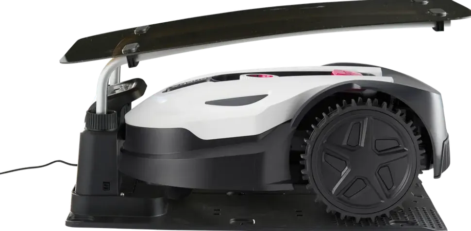 Garage för robotgräsklippare