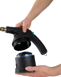 Gas blåslampa med Piezo-tändning