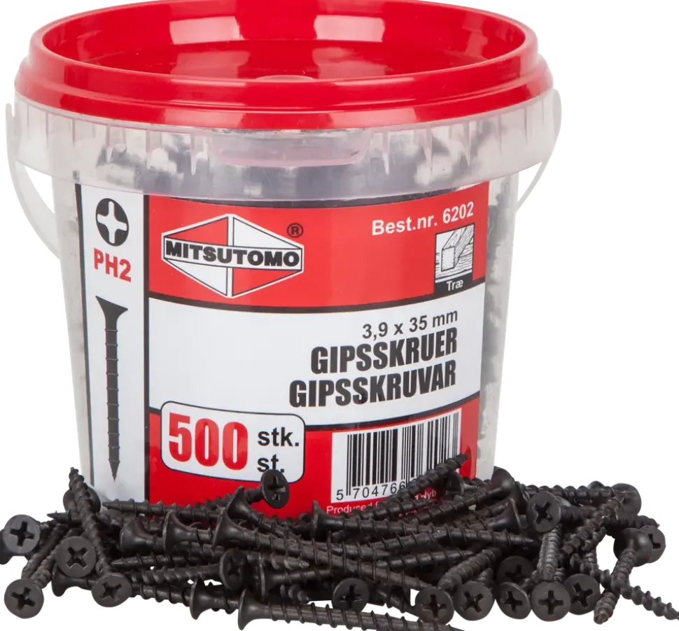 Gipsskruv trä 3,9x35mm 500 st