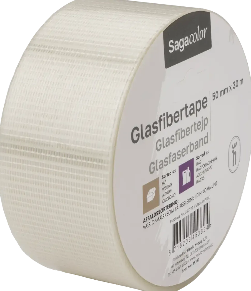 Glasfibertejp 50 mm x 30 meter