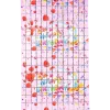 Glitterdraperi fyrkanter - rosa