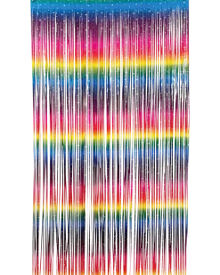 Glitterdraperi - rainbow