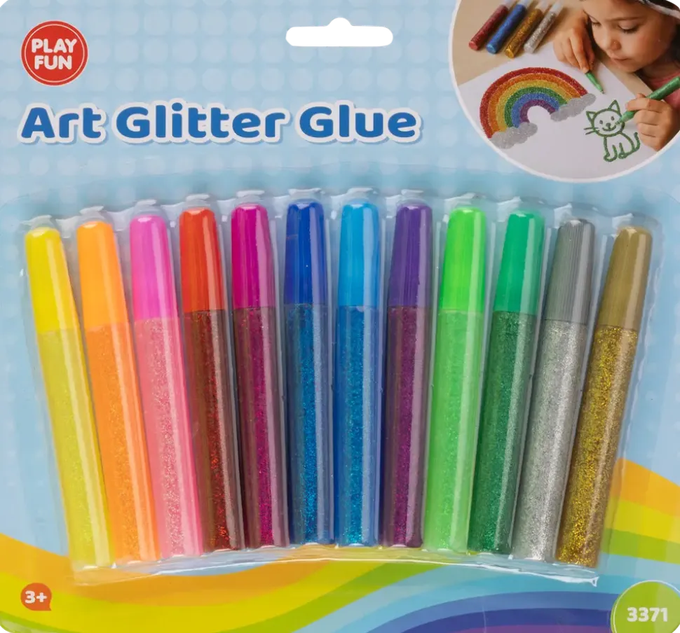 Glitterlim - 12 stycken