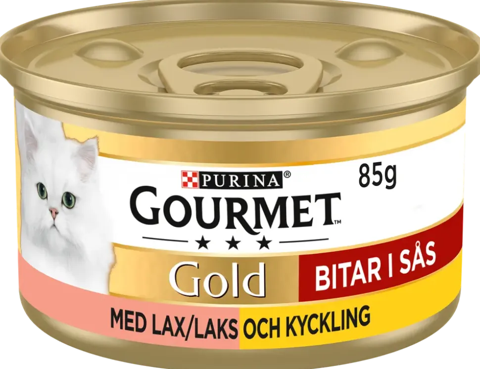 Gold bitar – Lax och kyckling 85 g