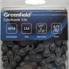 Greenfield cykelkedja – 116 länkar