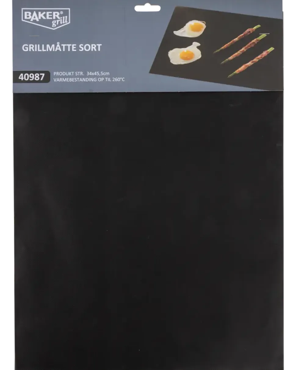 Grillmatta svart 34 x 45,5 cm