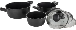 Grytset svart 1,2/2,3/4 L