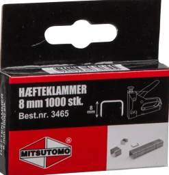 Häftklammer 8 mm 1000 st/pkt