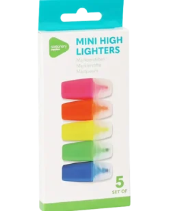 Highlighter Mini - 5 st