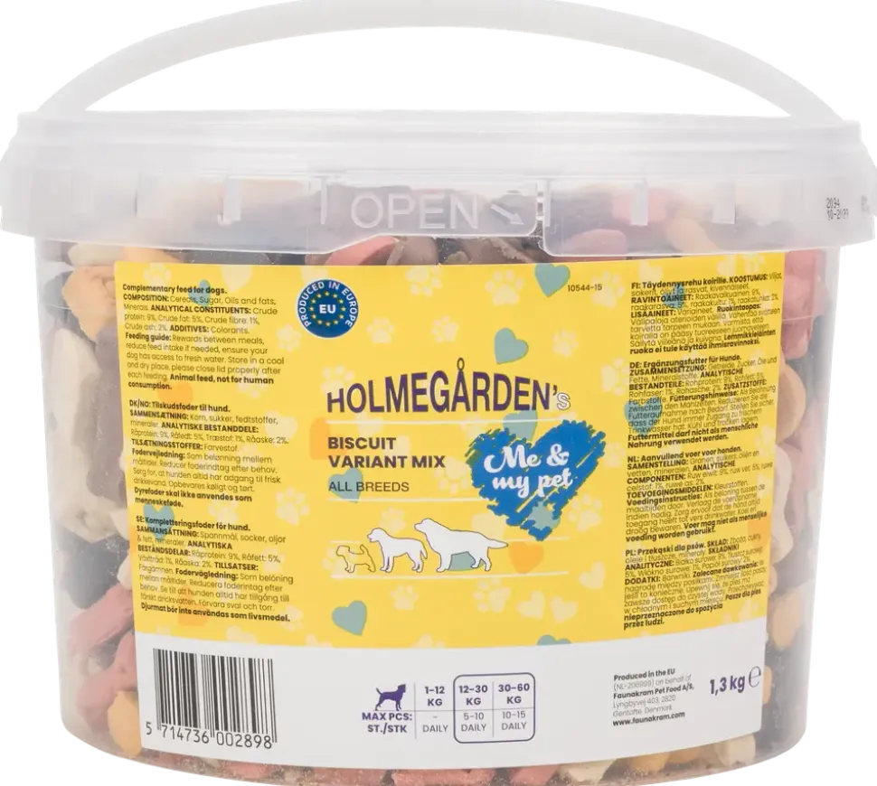 Holmegårdens hundkex mix 1,3 kg