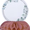 Honeycomb med skylt rose guld