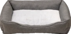Hundsäng grå 90x69 cm