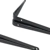 Hyllplanskonsol 150 x 200 mm 2-pack - Svart