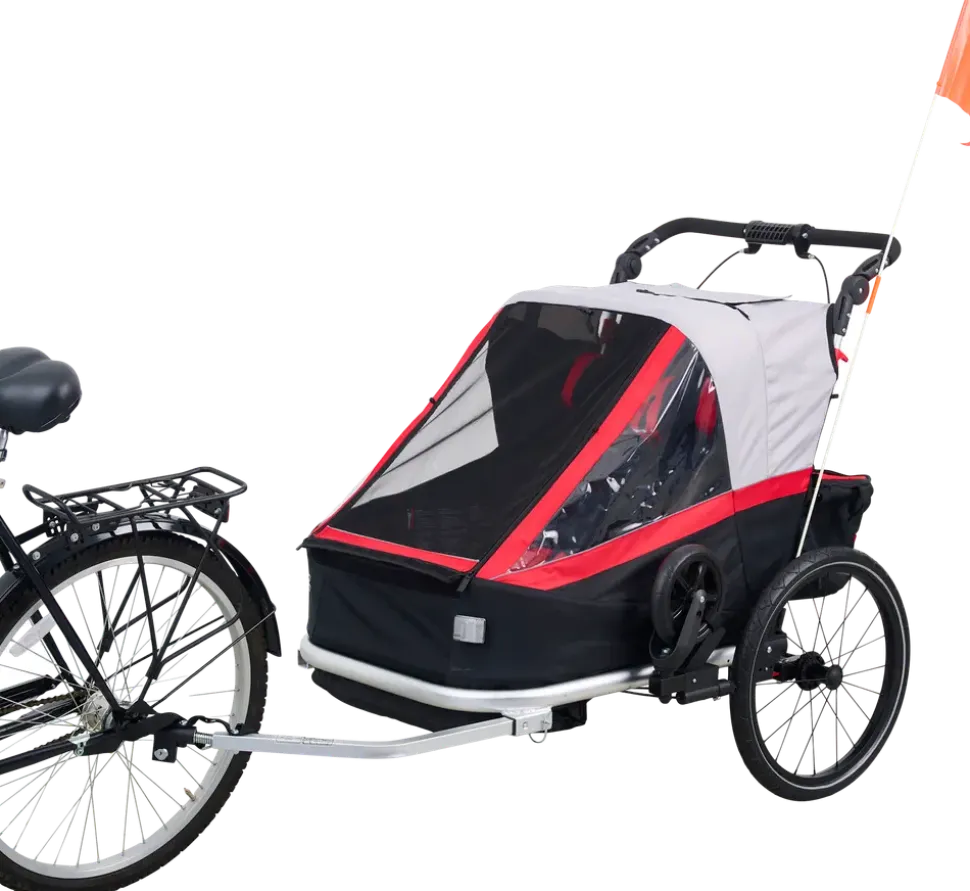 3 i 1 cykelkärra för barn