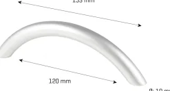 jasa Möbelhandtag Venedig 128 mm krom