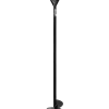 Jordborr 15 cm svart
