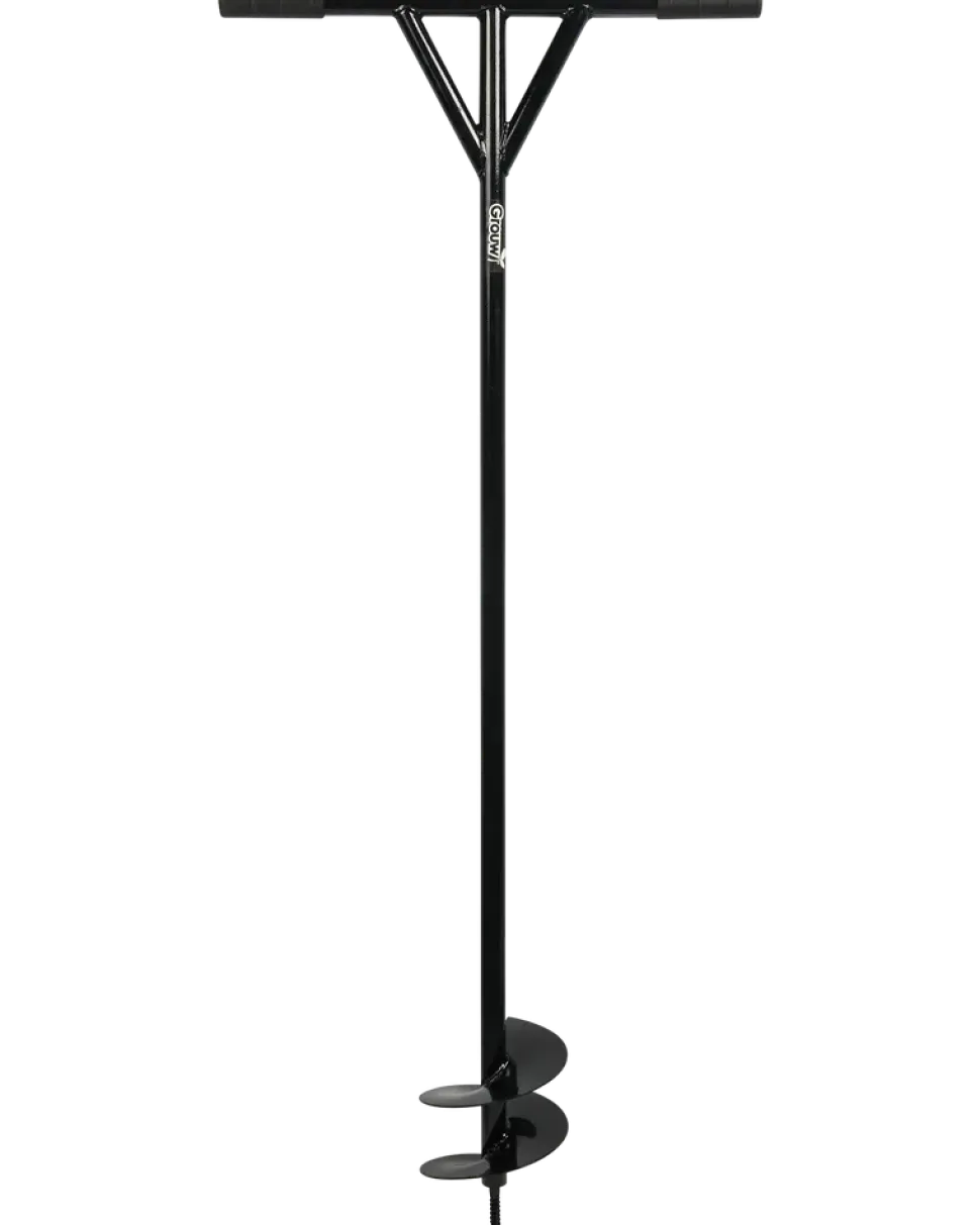 Jordborr 15 cm svart