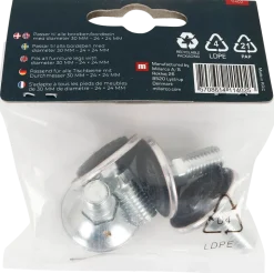 Justeringsskruvar för bordsben, 4 st - 30 mm
