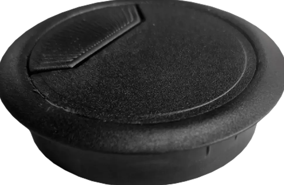Kabelgenomföring svart Ø. 60 mm