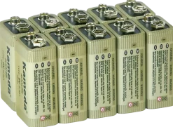 Kameda Alkaline batteri 9V 10-pack