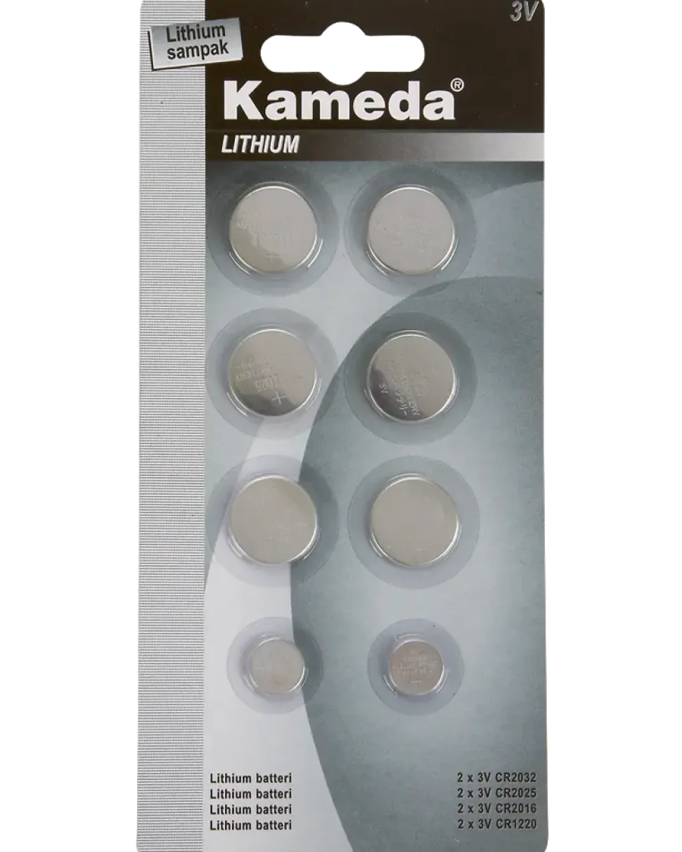 Kameda lithium sampack 8 st.