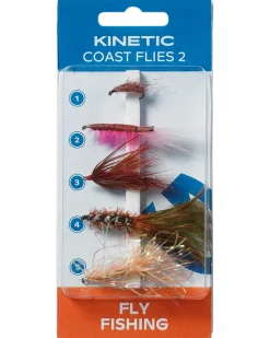 Kinetic coast flies 2 5-pack