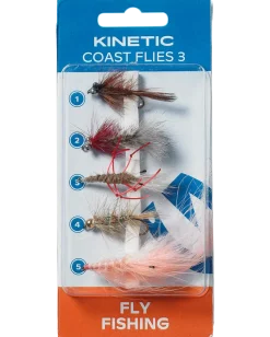 Kinetic coast flies 3 5-pack
