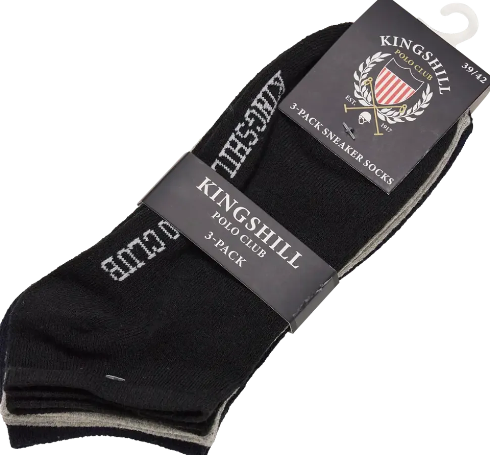 Kingshill Ankelstrumpor 3-pack
